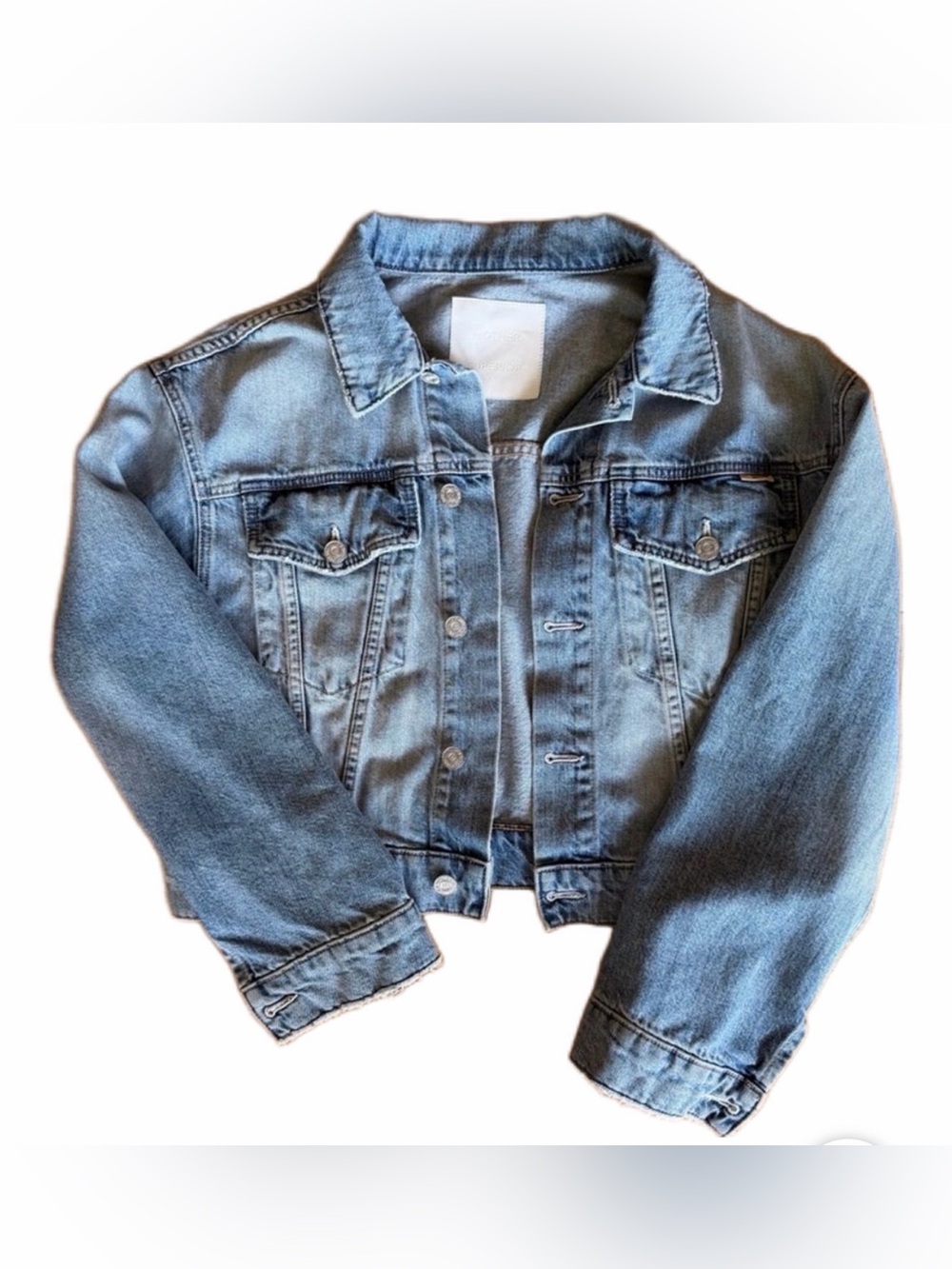 NWOT Mother The Big Shorty Denim Jacket